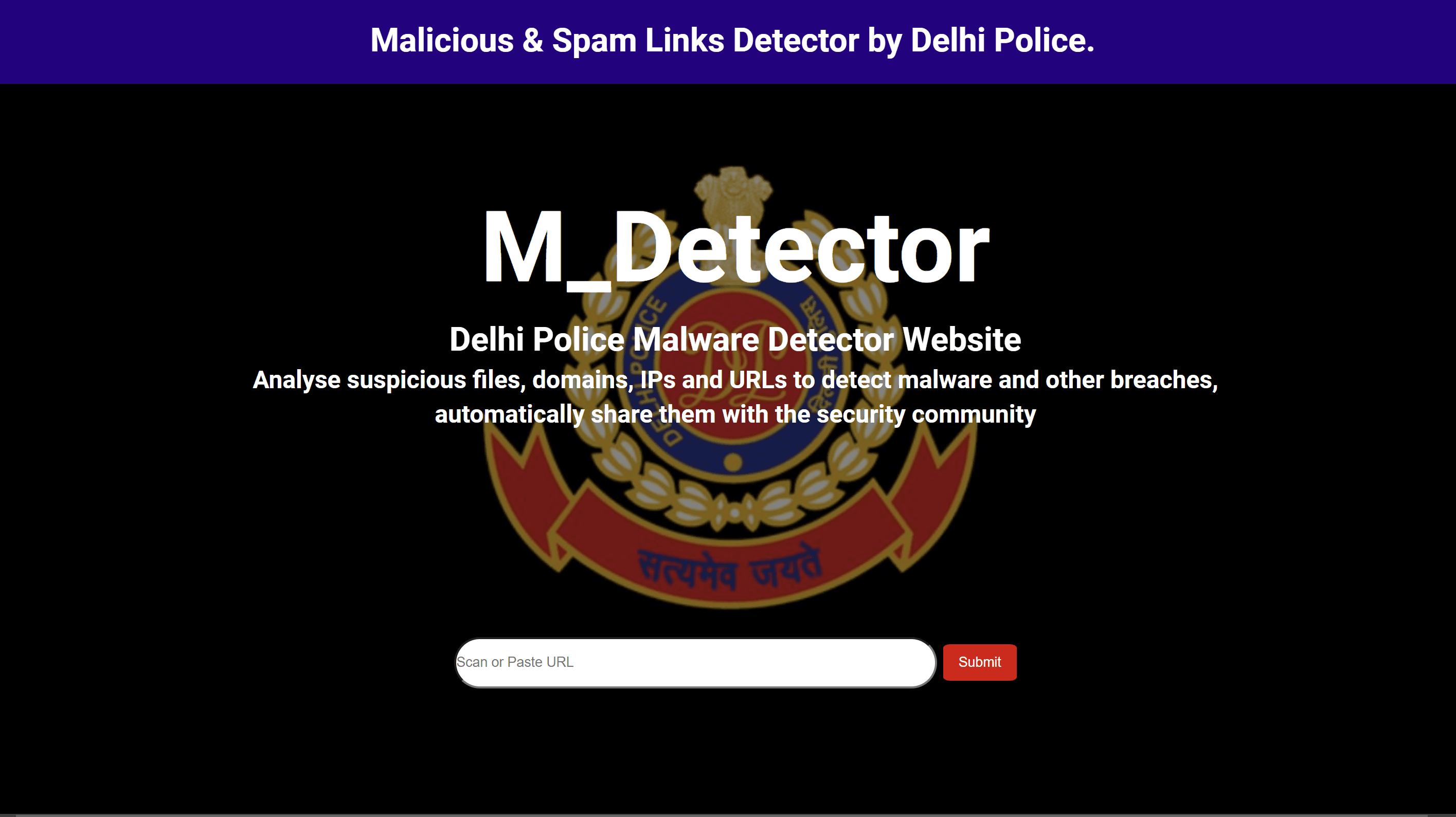 Malicious Link Detector